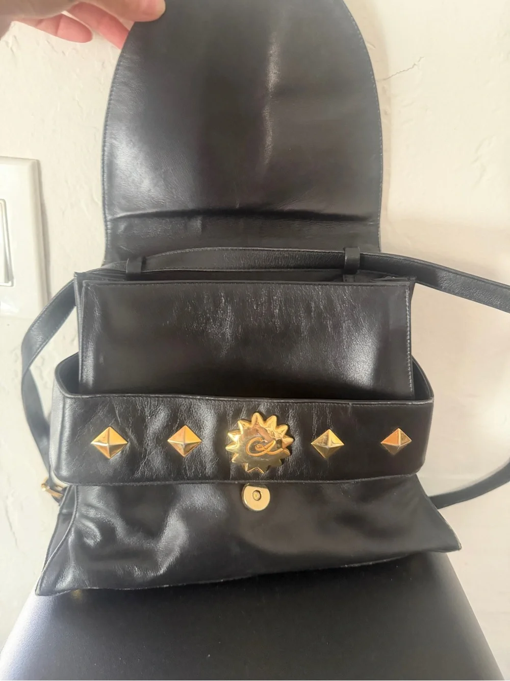 Christian Lacriox leather bag